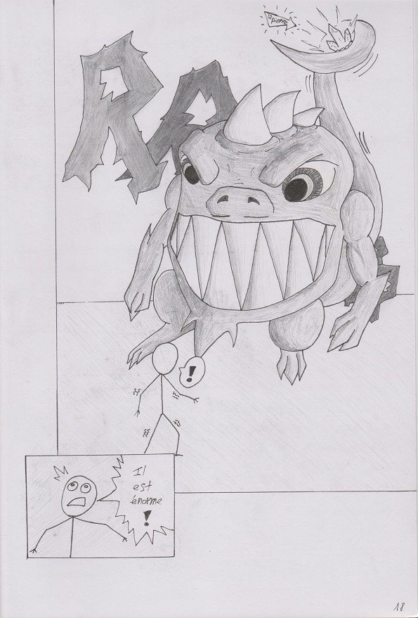 Page 6 du premier épisode de Guan'Break!