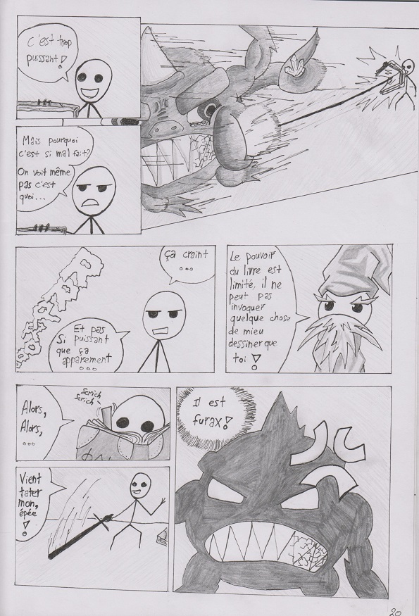 Page 8 du premier épisode de Guan'Break!